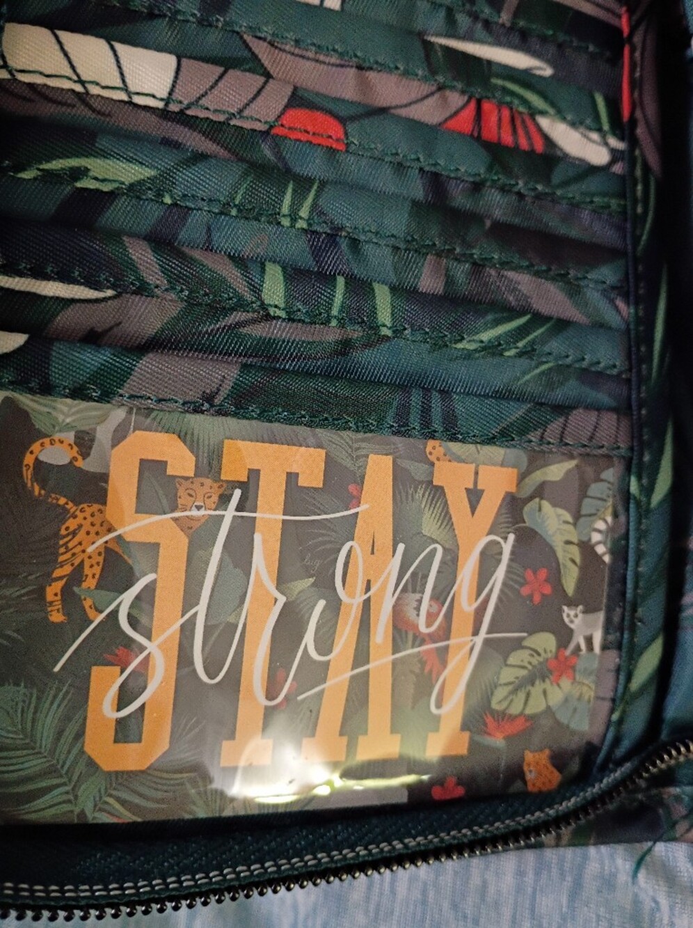 Lug Lily Teal Tandem Zip Wallet - Picture 4 of 5